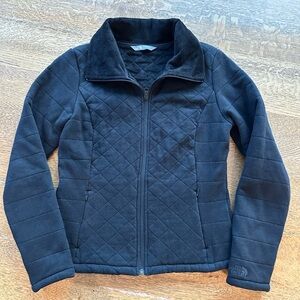 The North Face Black Quilted Fleece Jacket